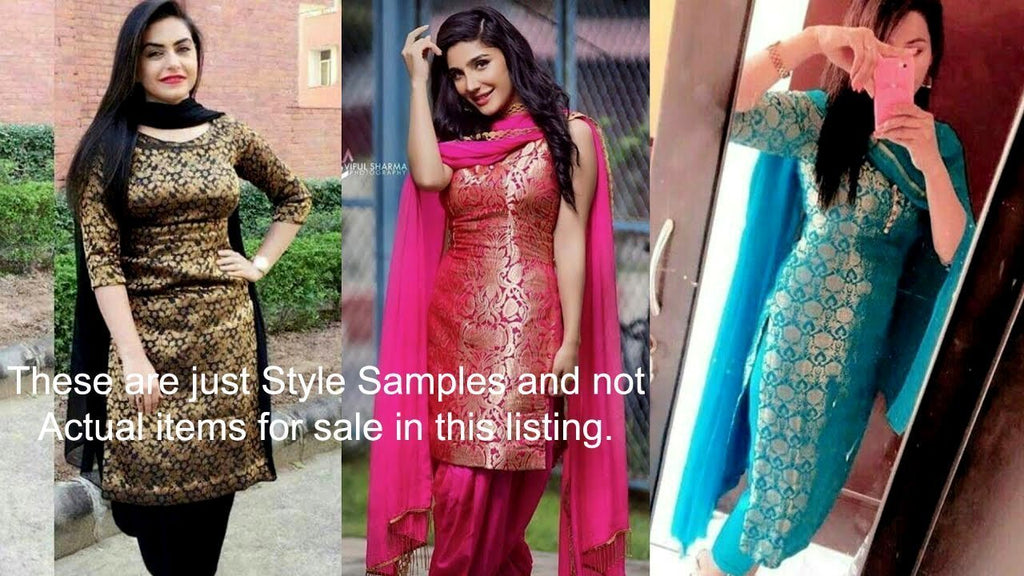 Buy AZIZUN BAI  Biege Handloom Benarasi Silk Brocade Kurta  M Online at  Jayporecom